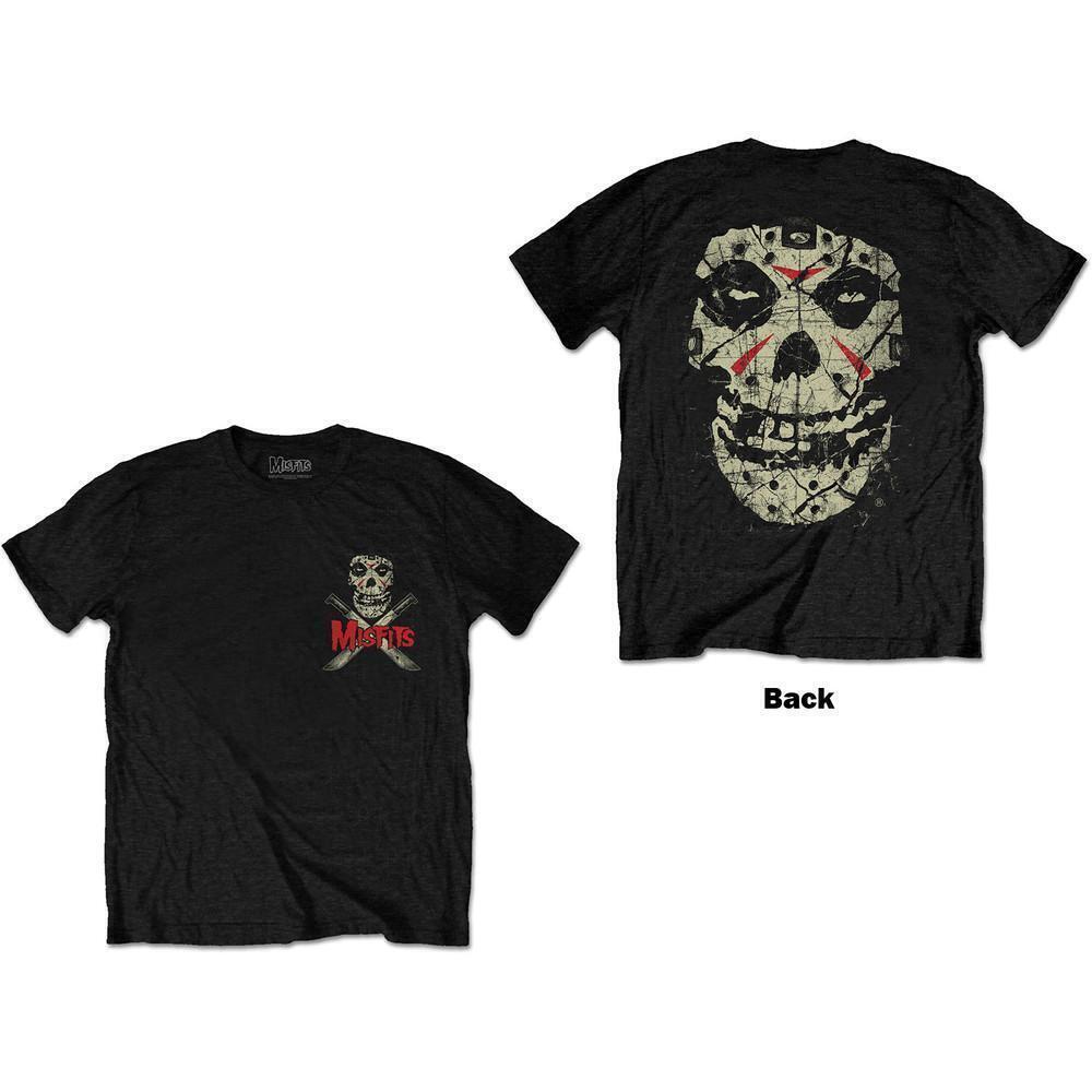Misfits Unisex T Shirt Machete Back Print 2 Sided